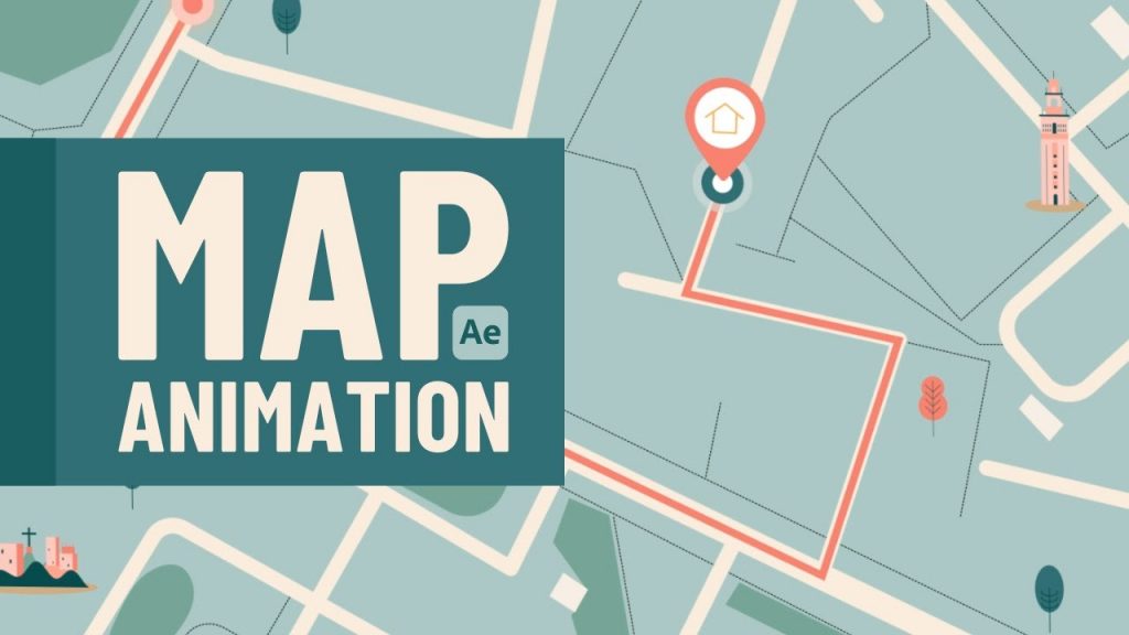 How to Animate a Map - After Effects Tutorial #58