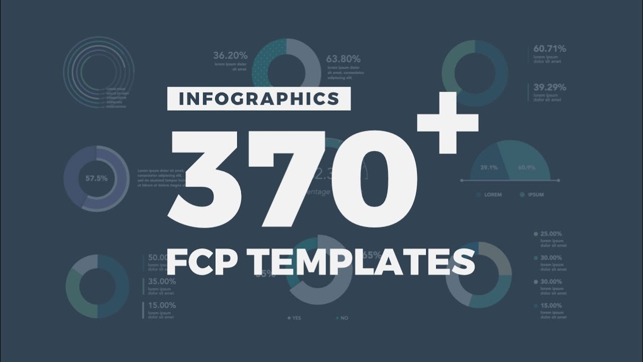Infographics Pack Update V.5 - Final Cut Pro Templates