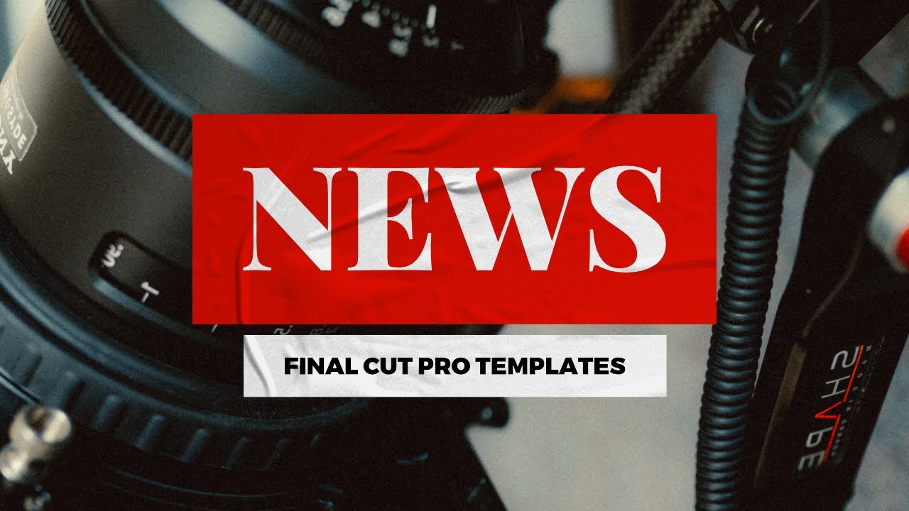 News Pack - Final Cut Pro Titles & Lower Thirds