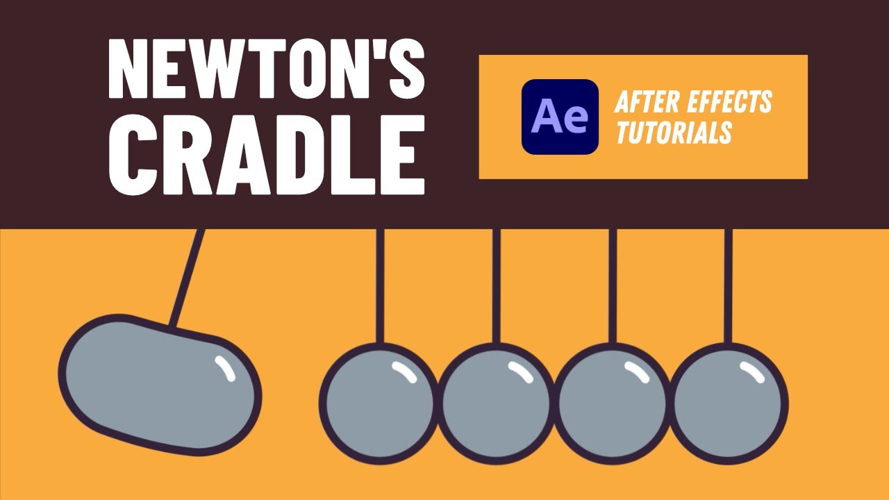 Newton's Cradle Animation - After Effects Tutorial #39