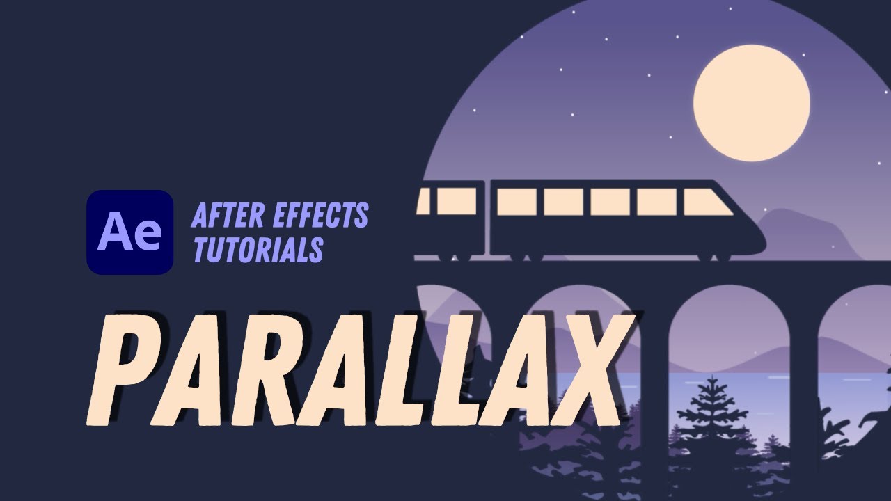 Parallax Landscape Animation - After Effects Tutorial #36