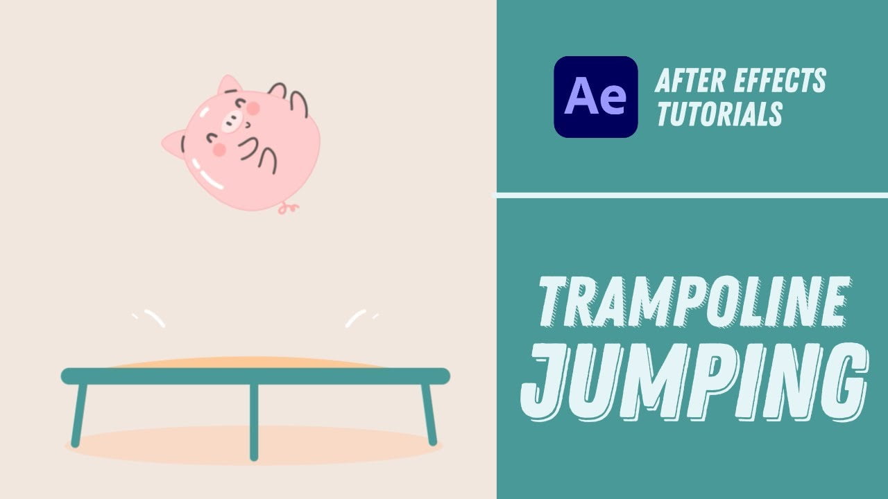 Trampoline Jumping Animation - After Effects Tutorial #29