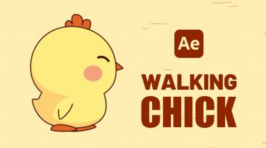 Walking Baby Chick Animation - After Effects Tutorial #64