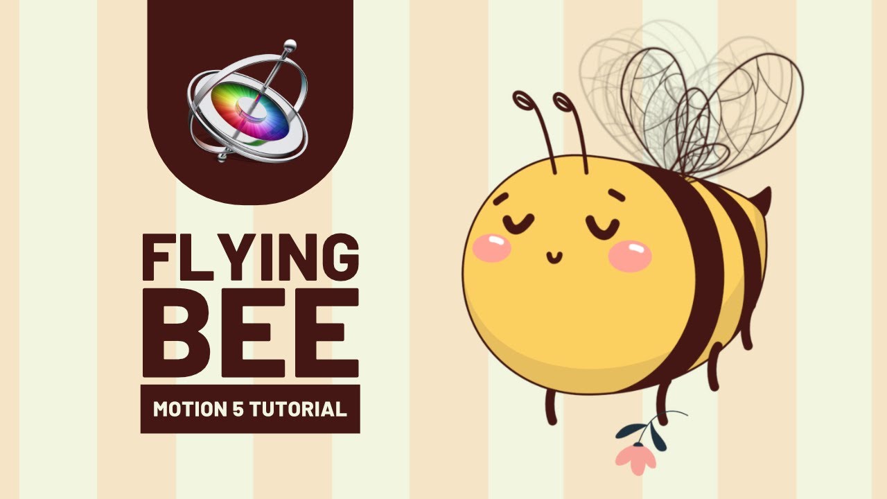 Flying Bee Animation - Apple Motion 5 Tutorial