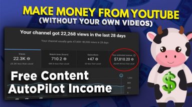 How To Make Money From Youtube Without Your Own Videos [ Fast & Easy Strategy]