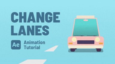 How to Animate a Car Changing Lanes - After Effects Tutorial #79