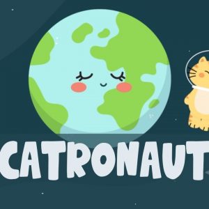 Catronaut Floating in the Galaxy Animation - After Effects Tutorial #81
