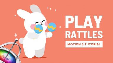 How to Animate a Rabbit Playing Rattles with Apple Motion 5