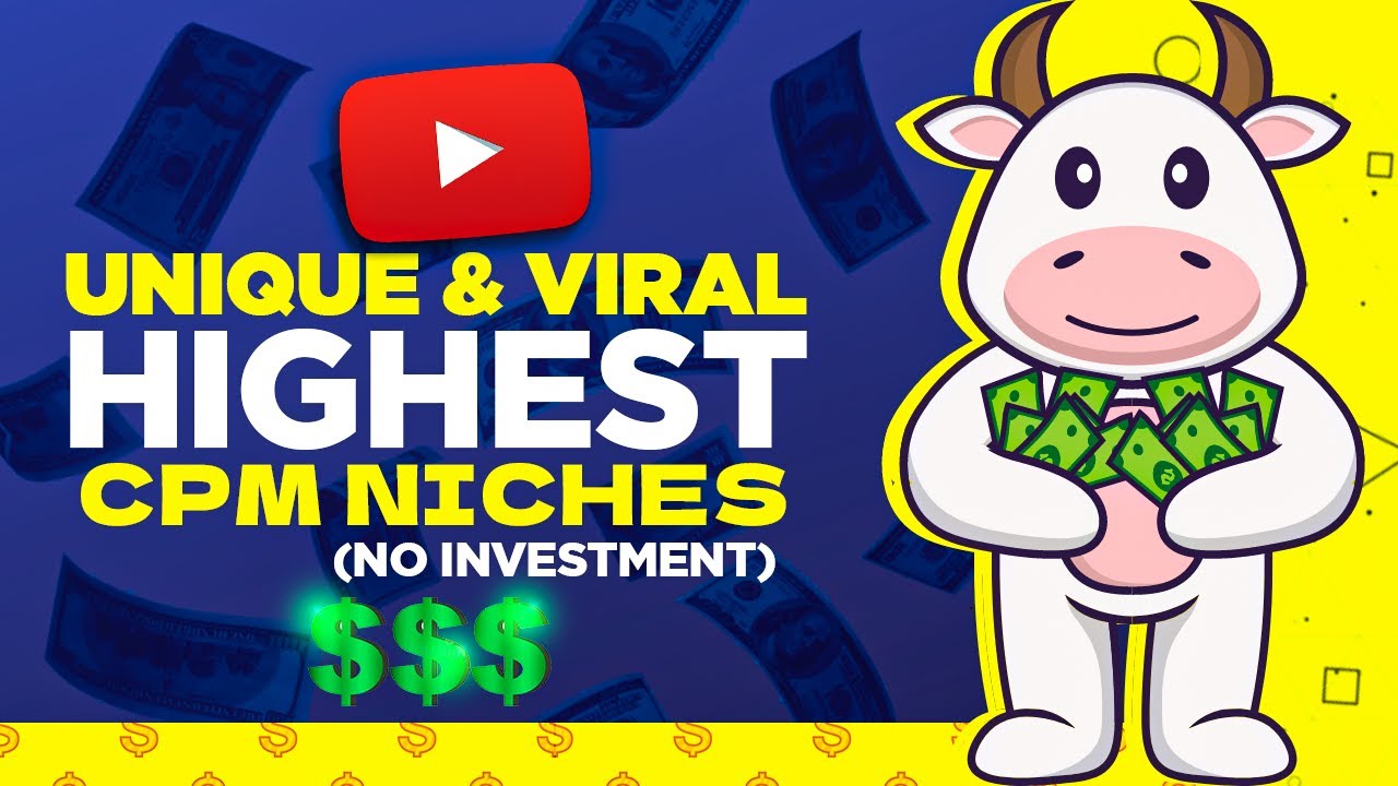 5 More Highest CPM Viral CASH COW Channel ideas 🔥 (No Money & Team Needed)