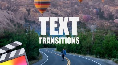 Text Transitions - Final Cut Pro Templates