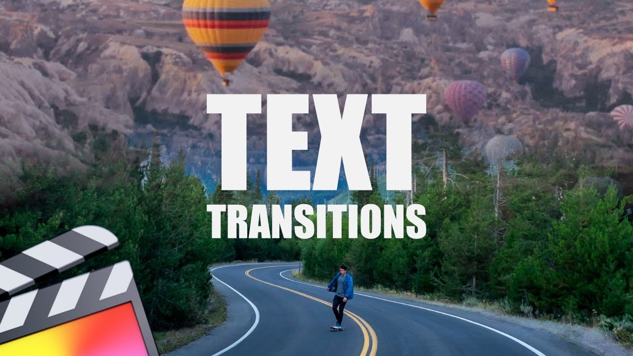 Text Transitions - Final Cut Pro Templates