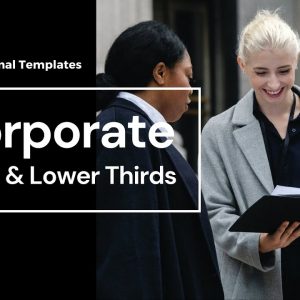 Corporate Titles & Lower Thirds  - Final Cut Pro Templates