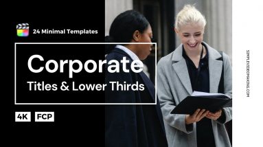 Corporate Titles & Lower Thirds  - Final Cut Pro Templates