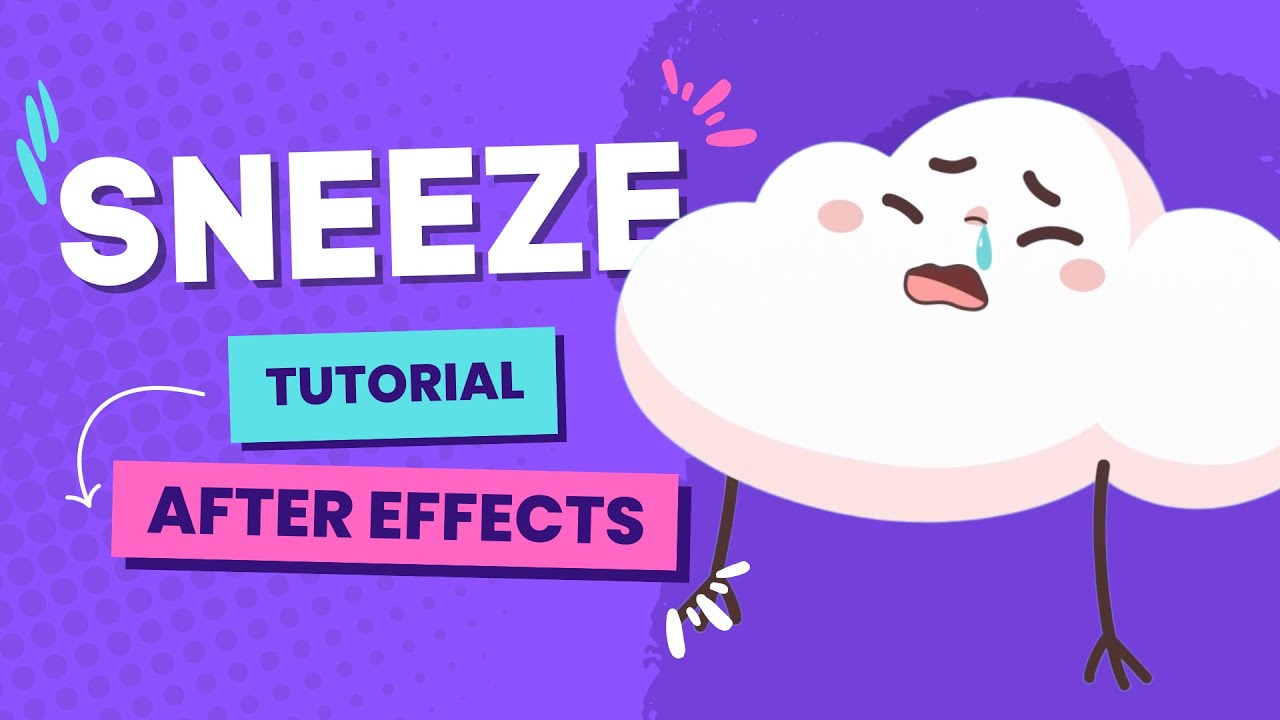 Sneeze Animation - After Effects Tutorial #89