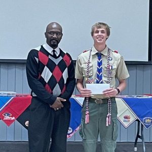 georgetown kiwanis membership awards scholarship to troop 95 eagle scout