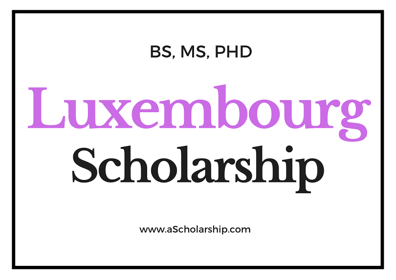 listed here are scholarships in luxembourg for worldwide college students for 2023 tutorial session