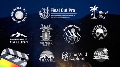 Travel Titles and Lower Thirds / Final Cut Pro Templates